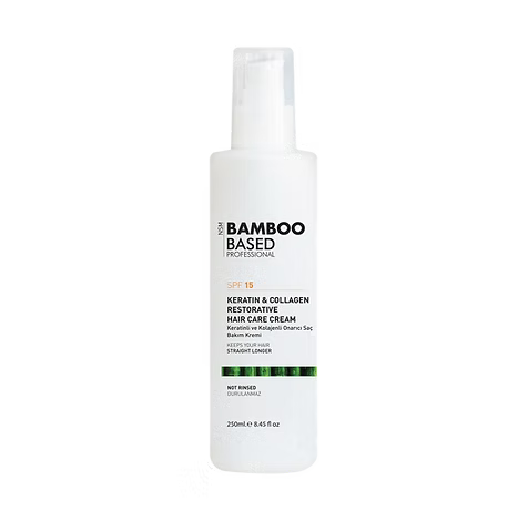 SPF 15 Kabarmayı Önleyici Durulanmayan Saç Bakım Kremi 250ml Tüm Saç Tipleri İçin Anti Frizz Ve Parlaklık by SaçBakım