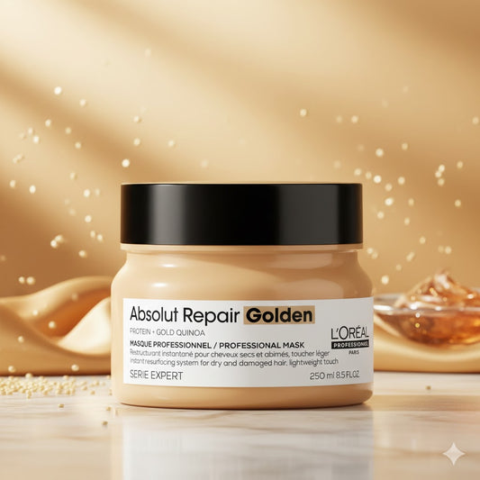 Loreal Professionnel Paris Serie Expert Absolut Repair Golden Onarıcı Maske Yıpranmış Saçlar İçin 250 Ml